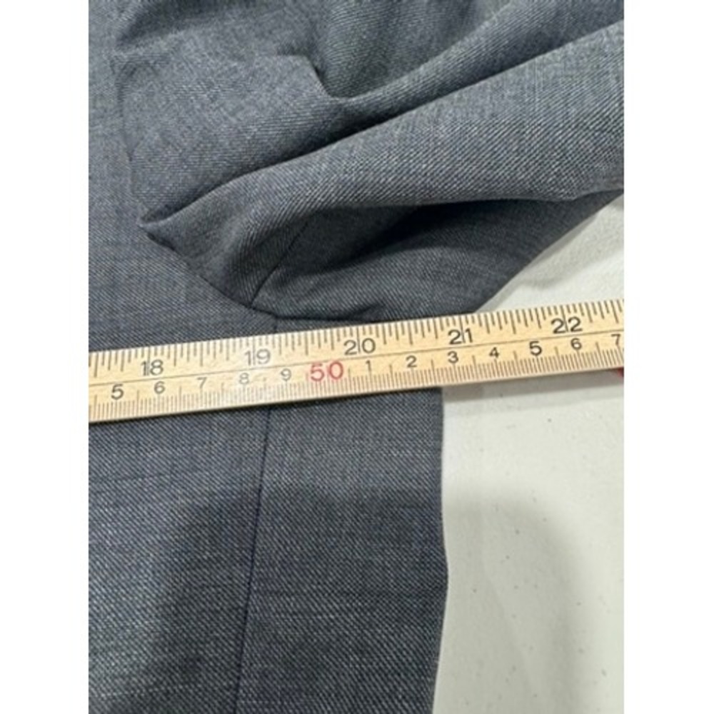 J. Crew Ludlow Men Slim Grey Wool Two Button Blazer Suit Jacket 40R - Picture 6 of 12